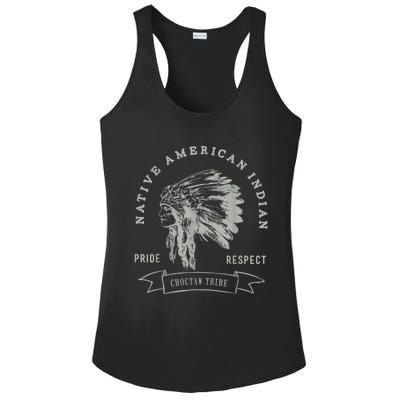 Choctaw Tribe Native American Indian Pride Respect Ladies PosiCharge Competitor Racerback Tank