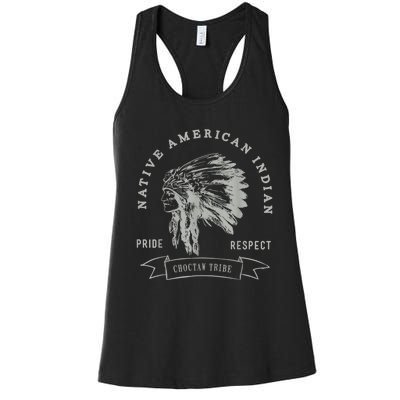 Choctaw Tribe Native American Indian Pride Respect Women's Racerback Tank