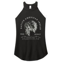 Choctaw Tribe Native American Indian Pride Respect Women's Perfect Tri Rocker Tank