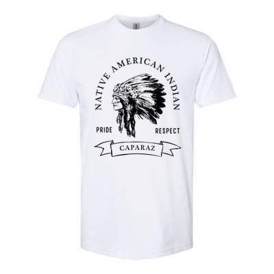 Caparaz Tribe Native American Indian Pride Respect Darker Great Gift Softstyle® CVC T-Shirt