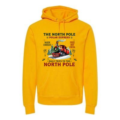 Christmas The North Pole Express The North Pole Xmas Premium Hoodie