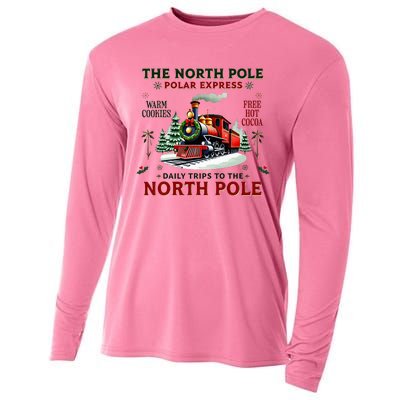 Christmas The North Pole Express The North Pole Xmas Cooling Performance Long Sleeve Crew