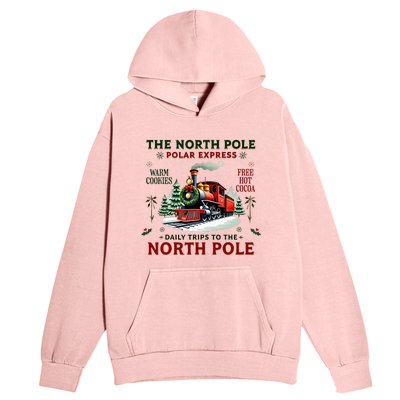 Christmas The North Pole Express The North Pole Xmas Urban Pullover Hoodie