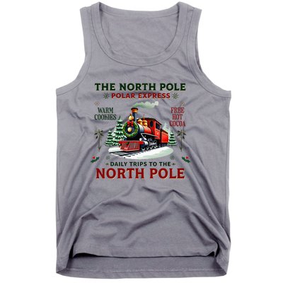 Christmas The North Pole Express The North Pole Xmas Tank Top