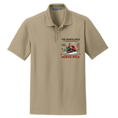 Christmas The North Pole Express The North Pole Xmas Dry Zone Grid Polo