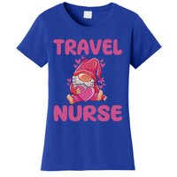 Cute Travel Nurse Gnome Outfit Registered Nurse Great Gift Women's T-Shirt