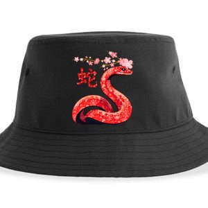 Chinese Traditional New Year 2025 Year Of The Snake 2025 Sustainable Bucket Hat