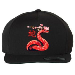 Chinese Traditional New Year 2025 Year Of The Snake 2025 Wool Snapback Cap