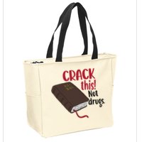 Crack This Not Drugs Holy Bible Christian God Saying Zip Tote Bag