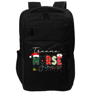 Christmas Trauma Nurse Funny Gift For Nursing Student Gift Impact Tech Backpack