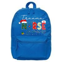 Christmas Trauma Nurse Funny Gift For Nursing Student Gift 16 in Basic Backpack