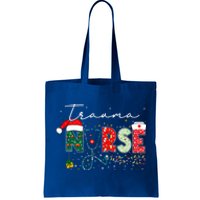 Christmas Trauma Nurse Funny Gift For Nursing Student Gift Tote Bag