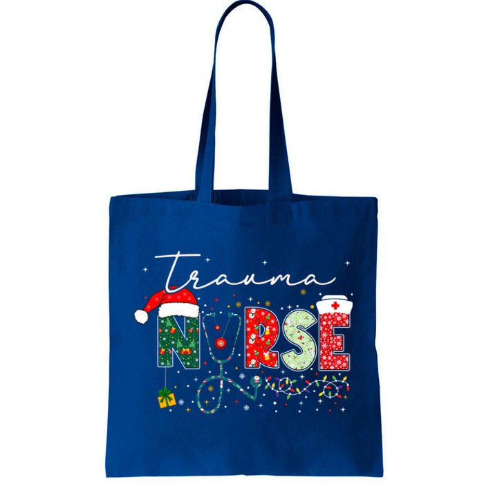 Christmas Trauma Nurse Funny Gift For Nursing Student Gift Tote Bag