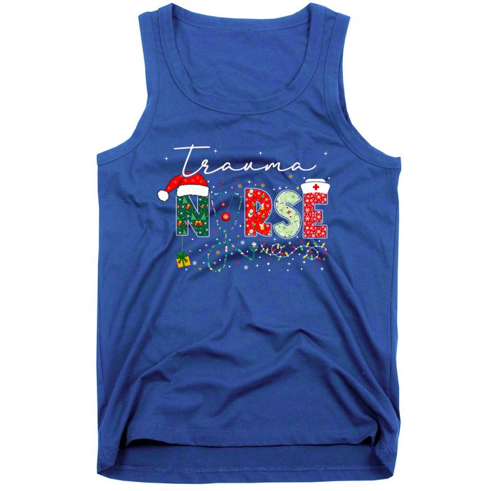 Christmas Trauma Nurse Funny Gift For Nursing Student Gift Tank Top