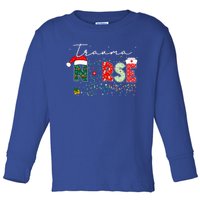 Christmas Trauma Nurse Funny Gift For Nursing Student Gift Toddler Long Sleeve Shirt