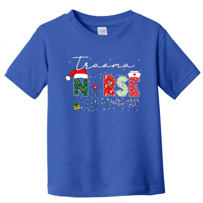 Christmas Trauma Nurse Funny Gift For Nursing Student Gift Toddler T-Shirt