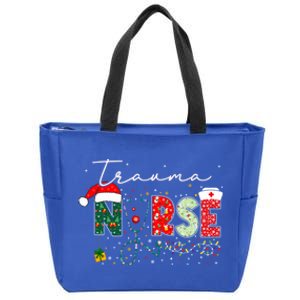 Christmas Trauma Nurse Funny Gift For Nursing Student Gift Zip Tote Bag