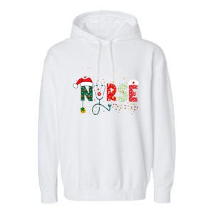 Christmas Trauma Nurse Funny Gift For Nursing Student Gift Garment-Dyed Fleece Hoodie