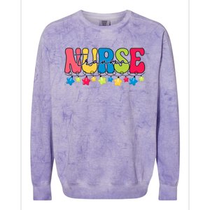 Christmas Trauma Nurse Funny Gift For Nursing Student Gift Colorblast Crewneck Sweatshirt