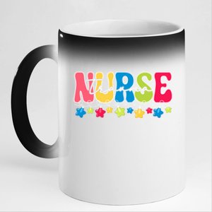 Christmas Trauma Nurse Funny Gift For Nursing Student Meaningful Gift 11oz Black Color Changing Mug