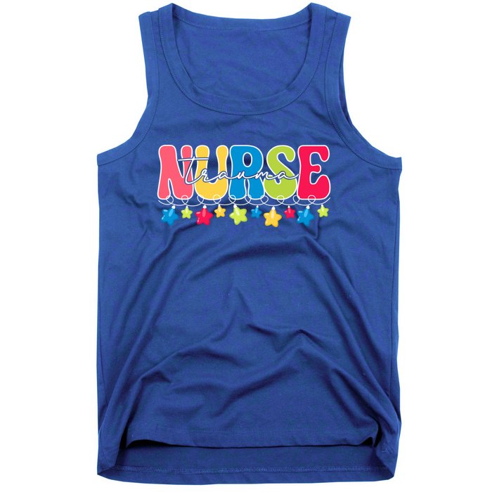 Christmas Trauma Nurse Funny Gift For Nursing Student Meaningful Gift Tank Top