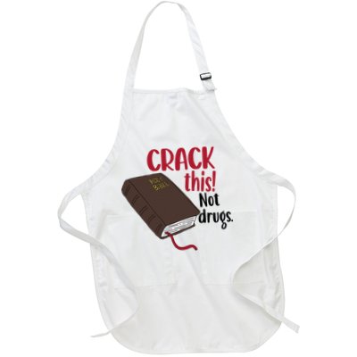 Crack This Not Drugs Holy Bible Christian God Saying Apron