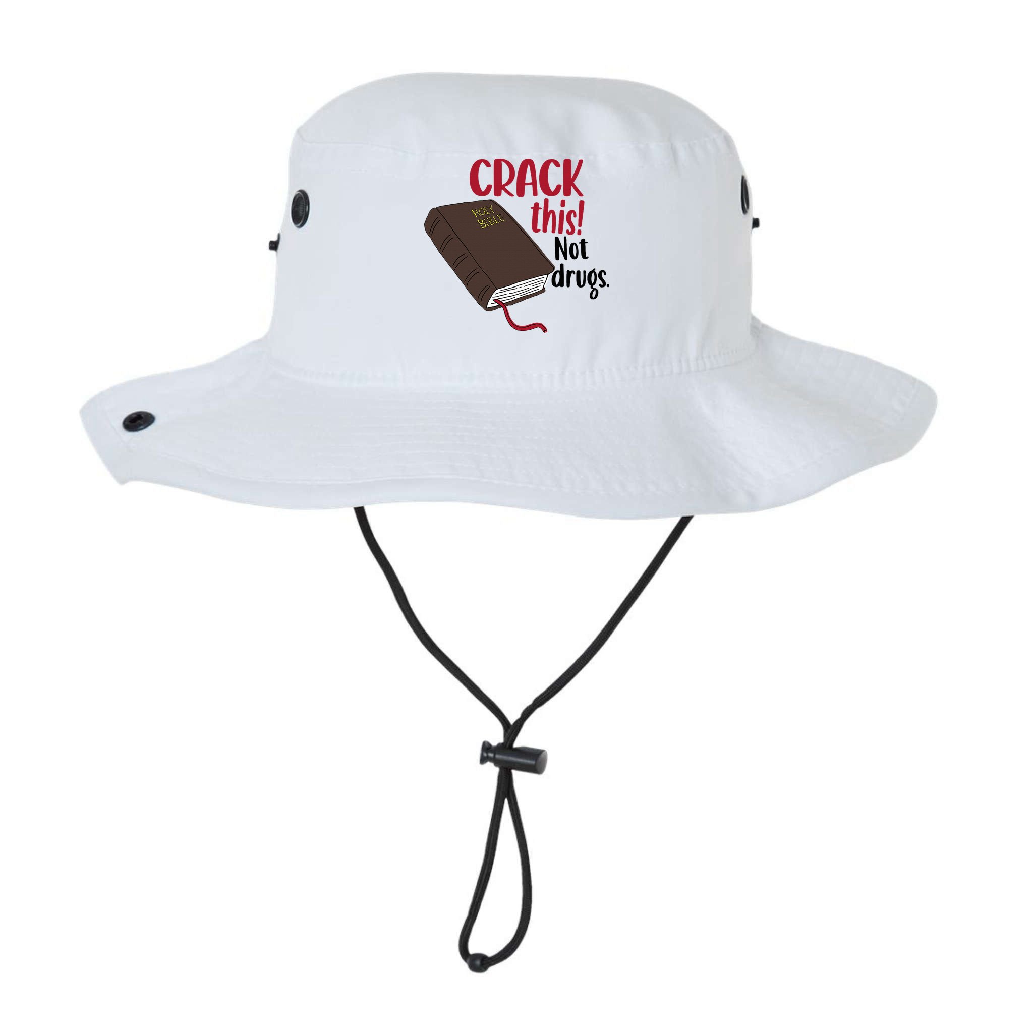 Crack This Not Drugs Holy Bible Christian God Saying Bucket Hat