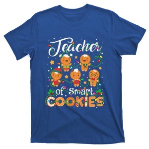 Christmas Teacher Of Smart Cookies Gingerbread Xmas Teacher Gift T-Shirt