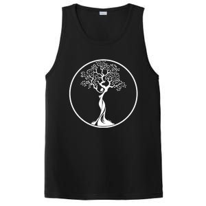 Circle Tree Of Life Yoga Great Gift PosiCharge Competitor Tank