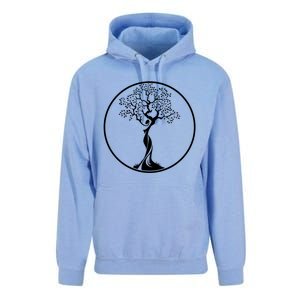 Circle Tree Of Life Yoga Great Gift Unisex Surf Hoodie