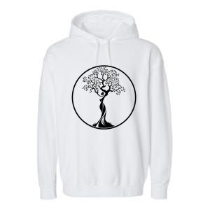 Circle Tree Of Life Yoga Great Gift Garment-Dyed Fleece Hoodie