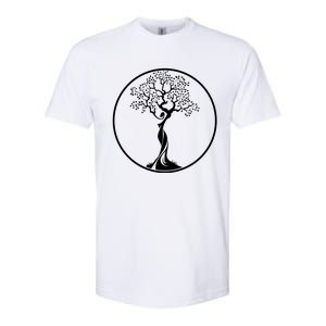 Circle Tree Of Life Yoga Great Gift Softstyle CVC T-Shirt