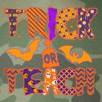 Cute Trick Or Treat Halloween Patterns Legacy Tie Dye Trucker Hat