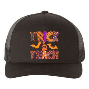 Cute Trick Or Treat Halloween Patterns Yupoong Adult 5-Panel Trucker Hat