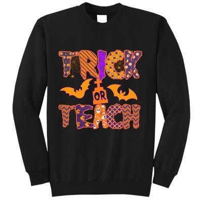 Cute Trick Or Treat Halloween Patterns Sweatshirt