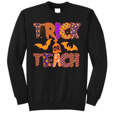 Cute Trick Or Treat Halloween Patterns Sweatshirt