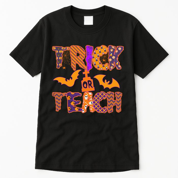 Cute Trick Or Treat Halloween Patterns Tall T-Shirt