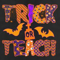 Cute Trick Or Treat Halloween Patterns Adult Drive Performance Visor