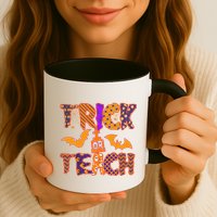 Cute Trick Or Treat Halloween Patterns Mug