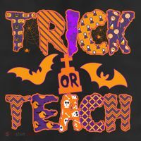 Cute Trick Or Treat Halloween Patterns Beanie
