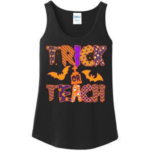 Cute Trick Or Treat Halloween Patterns Ladies Essential Tank