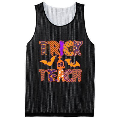 Cute Trick Or Treat Halloween Patterns Mesh Reversible Basketball Jersey Tank