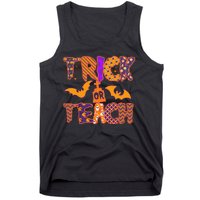 Cute Trick Or Treat Halloween Patterns Tank Top