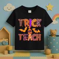 Cute Trick Or Treat Halloween Patterns Toddler T-Shirt