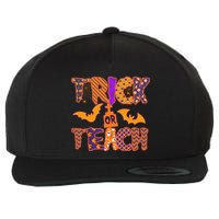 Cute Trick Or Treat Halloween Patterns Wool Snapback Cap