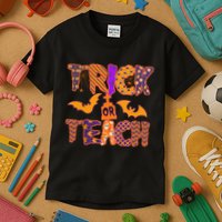 Cute Trick Or Treat Halloween Patterns Kids T-Shirt