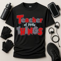 Cute Teacher Of Little Things Cooling Performance Crew T-Shirt