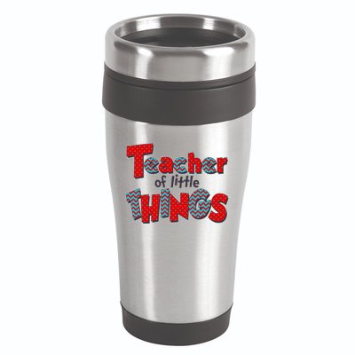 Cute Teacher Of Little Things 16oz Travel Tumbler