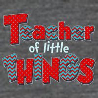 Cute Teacher Of Little Things 7 Panel Mesh Trucker Snapback Hat