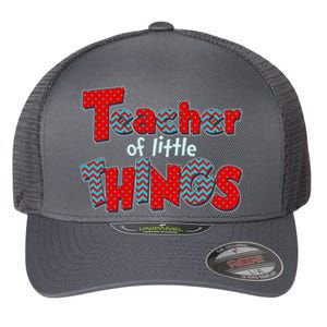 Cute Teacher Of Little Things Flexfit Unipanel Trucker Cap